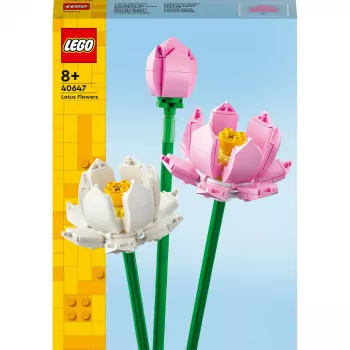 LEGO-Bauset LEGO 40647 Lotus Flowers — Botanical Collection modulares Modell, 220 Teile, Höhe 300 mm, Alter 8+