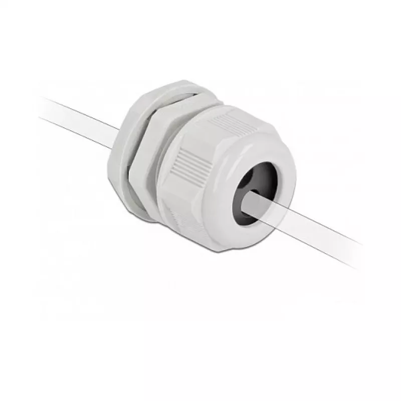 Kabelverschraubung DeLOCK 60370 Grau Kunststoff 2 Stk.