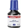 Marker-Nachfülltinte Edding T 25 blau 30 ml kompatibel mit Edding No.1/21/22/25/400/500/550/800/850/3000/3300