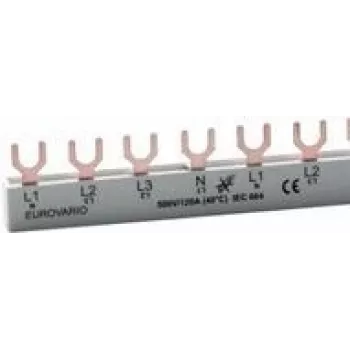 DOEPKE Sammelschiene 4ph. EV-SG4.12.120 Gabelschuh 120A,12 TE EV-SG4.12.120 (09920123)
