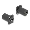 DeLOCK D-Typ-Modul DisplayPort Buchse auf Buchse 4K Schwarz