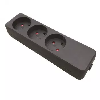 Power Extension Garbot Z66000109-PA01 3 AC Outlets Indoor Schwarz