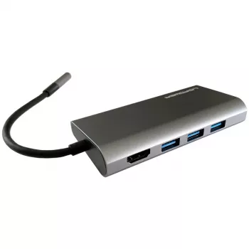 Laptop-Dock LC-Power LC-HUB-C-MULTI-5 USB 3.2 Gen 1 Type-C kabelgebunden
