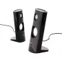 Kabelgebundener 2-Wege-PC-Lautsprecher Audiocore AC860, 2.0 Kanäle, 4 W RMS, USB-Stromversorgung, 3,5 mm Eingang, schwarz