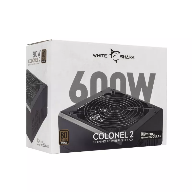 Netzteil White Shark GPSU-B600S Colonel-2 600W
