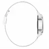 Smartwatch ORO-MED ORO-SMART CRYSTAL SILVER — rundes Metallgehäuse, LCD 240 × 198, 1,04 Zoll Display, Bluetooth 4.0, wasserdicht, 120 mAh Batterie