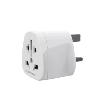 Netzadapter GEMBIRD A-AC-UKMINTF – UK-Typ-G-Stecker auf IEC-C13-Eingang, 15 A