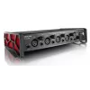 Audio-Interface Tascam US-4X4HR – 4x XLR-Combo, 4 analoge Ausgänge, 56 dB Mikrofonvorverstärker, 192 kHz, USB 2.0, Desktop, Schwarz