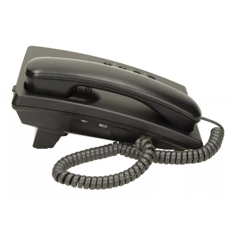 Schnurgebundenes Telefon Panasonic KX-TS500 Schwarz mit Anruferkennung und Freisprecheinrichtung