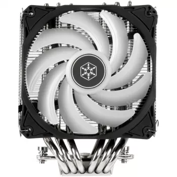 SilverStone Hydrogon D120 ARGB - Prozessor-Luftkühler - (für: LGA1156, LGA1155, LGA2011, LGA1150, LGA1151, AM4, LGA2066, LGA1200, LGA1152, LGA1700)