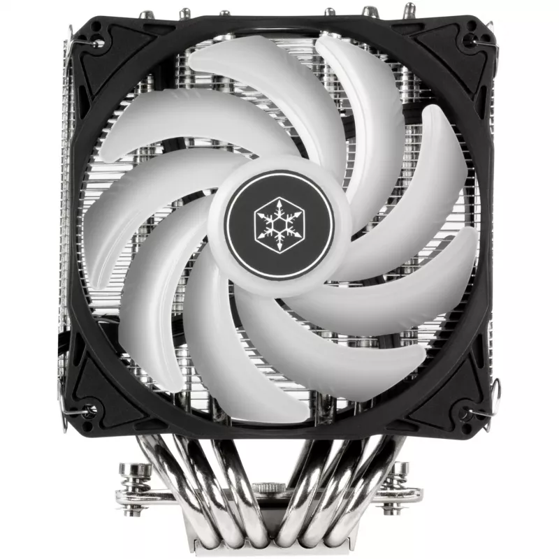SilverStone Hydrogon D120 ARGB - Prozessor-Luftkühler - (für: LGA1156, LGA1155, LGA2011, LGA1150, LGA1151, AM4, LGA2066, LGA1200, LGA1152, LGA1700)
