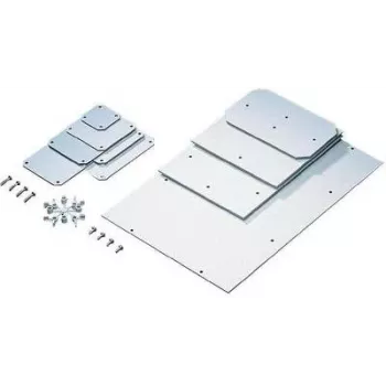 Montageplatte Rittal PK 9550.000 — Stahl, grau, 331×220 mm, 1,25 kg (4 Stück)