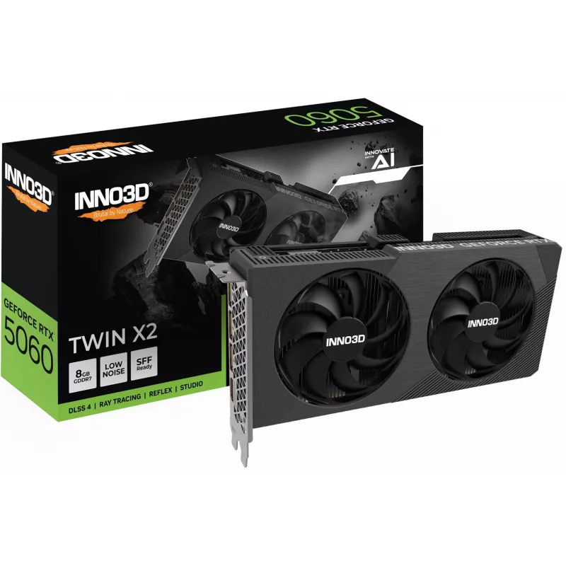INNO3D GeForce RTX 5060 Twin X2 8GB GDDR7 Grafikkarte