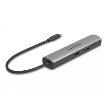 DeLOCK USB Type-C Dockingstation 8K HDMI USB 10 Gbps 2,5 Gigabit LAN PD 100W