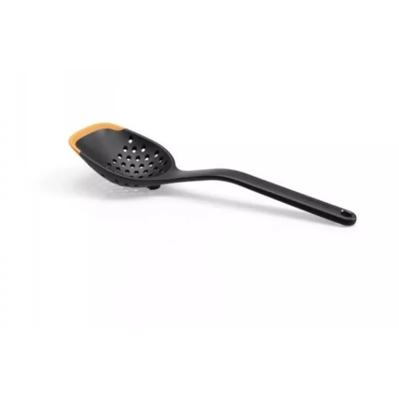 Fiskars 1027302 Schaumlöffel, 30 cm, Schwarz/Orange