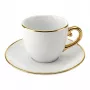 Cappuccino-Set BIALETTI PGOLD004 — Pure Gold, 2 Tassen mit Untertassen