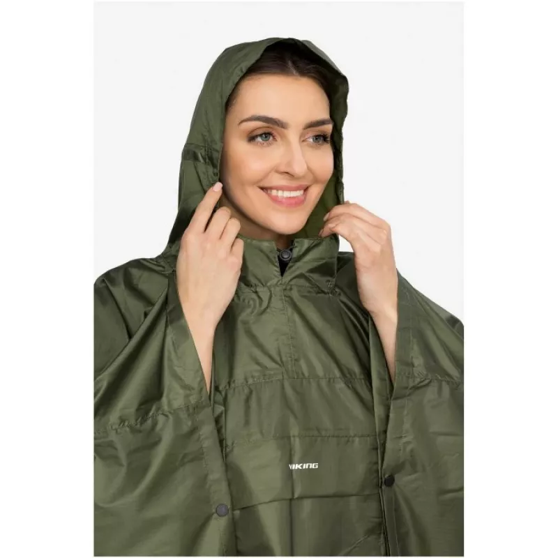 Erwachsenen-Regenponcho VIKING Vesper Backpack Grün UNI