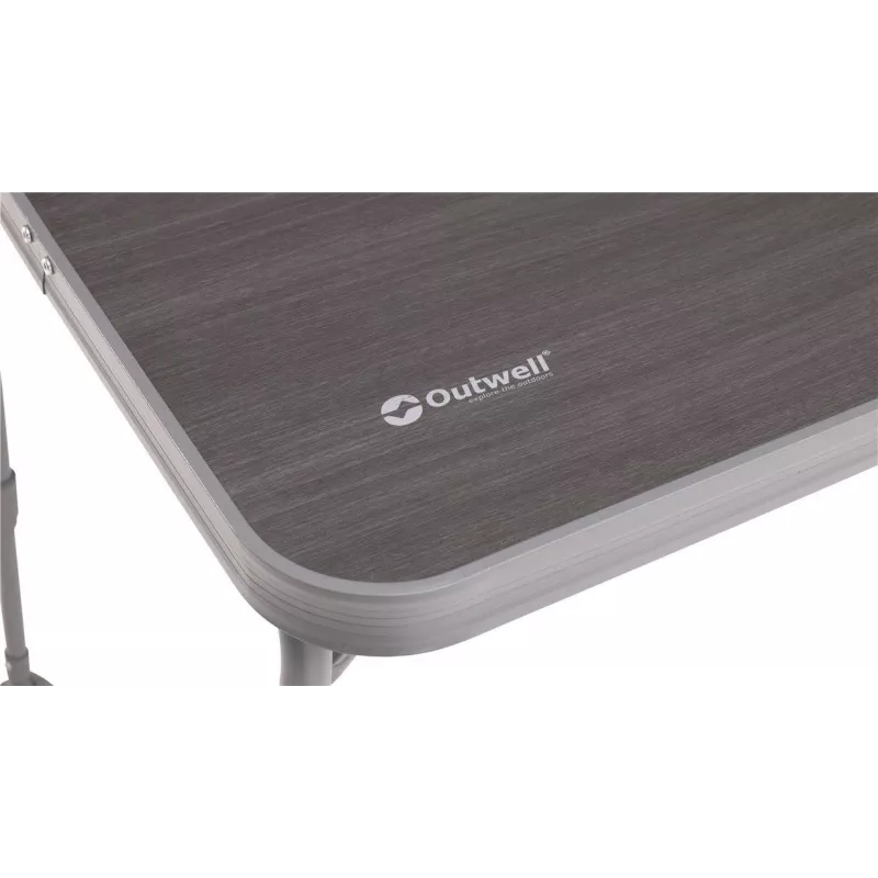 Tisch Outwell Coledale M Grau — Aluminium-Tischplatte und -Gestell, 680×1000 mm, Höhe 56 cm