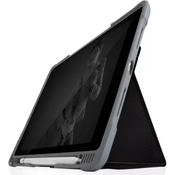 STM Dux Plus DUO Hülle | Apple iPad 10,2 (2021 - 2019) | schwarz/transparent | STM-222-236JU-01 (STM-222-236JU-01)