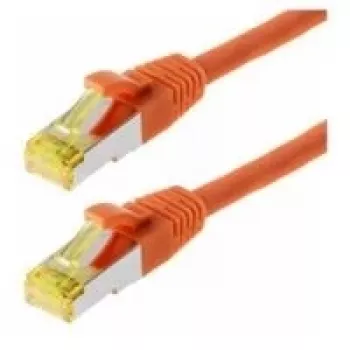 Netzwerkkabel Helos Cat 6a S/FTP 0,25 m Orange