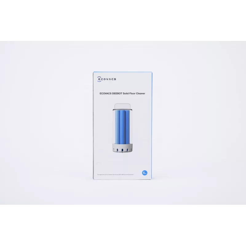 Ersatz-Reinigungspads für harte Böden für Ecovacs DEEBOT N30 PRO OMNI — 6er-Pack — blau/weiß