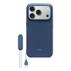 Schutzhülle mit Ständer für iPhone 17 Pro von Apple Beats – MagSafe, Kamerasteuerung, passend für 6,3-Zoll-Bildschirm, Bedrock Blue (Pink)