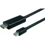 VALUE - Videokabel - DisplayPort / HDMI - Mini DisplayPort (M) auf HDMI (M) - 1 m - Geschirmt - Schwarz (11.99.5795)