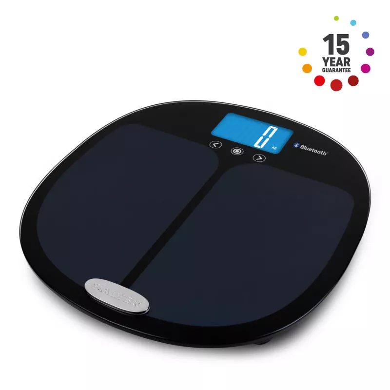 Personenwaage Salter 9192 BK3R Curve Bluetooth Smart Analyzer