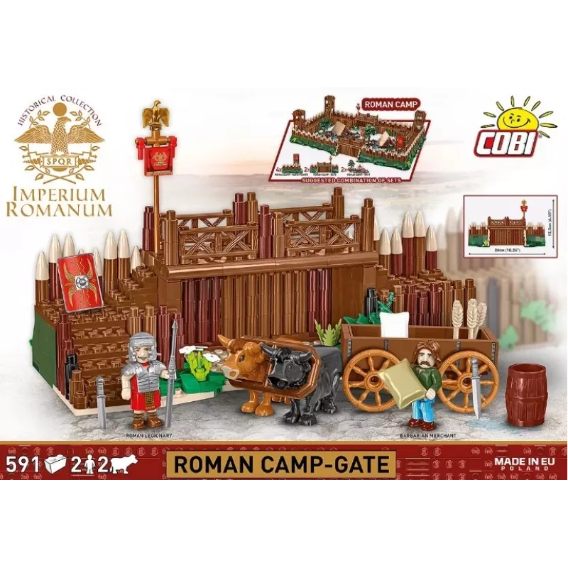 Cobi Bauset Imperium Romanum — Römisches Lagertor, 591 Teile