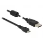 USB-Kabel DeLOCK 84902 USB 2.0 1,5 m USB A Micro-USB B Schwarz