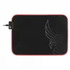 L33T Gaming 160405 Karlvagn RGB Gaming-Mauspad, mittlere Größe, schnelle Oberfläche. 355 x 255 x 3 mm, Schwarz