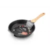 ETA | Pfanne | ETA792990000 TITANIUM II | Universal | Durchmesser 24 cm | Elektro, Induktion, Gas, Glaskeramik | Geeignet für Induktionsherd | Fixierter Griff | Schwarz