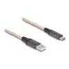 DeLOCK USB 2.0 Kabel Typ-A auf USB Typ-C RGB 1m