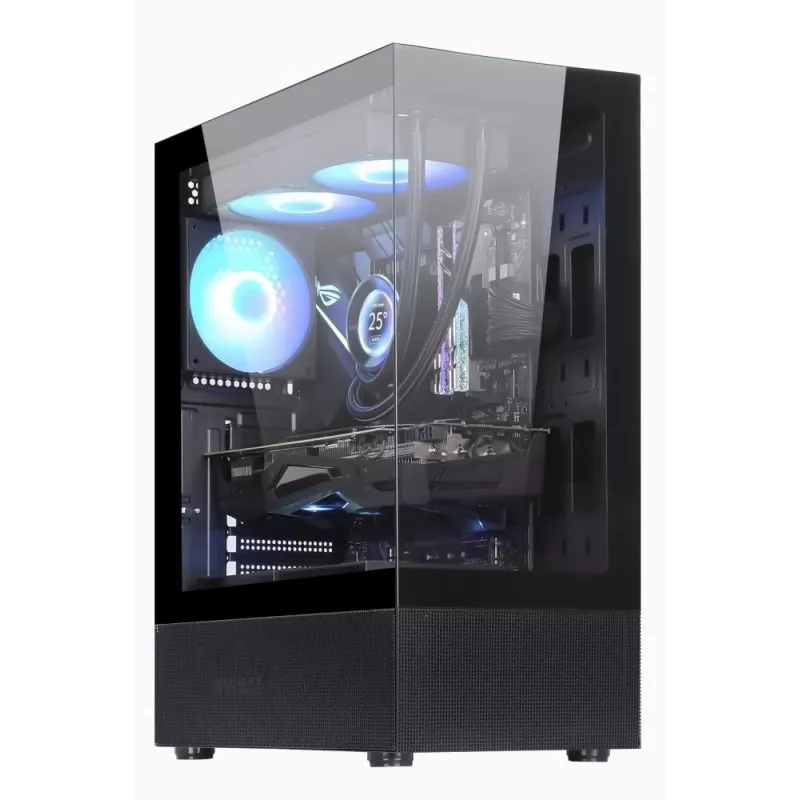 Gehäuse | GOLDEN TIGER | Unterstützte Mainboard-Formfaktoren ATX/Micro-ATX | Schwarz | Midi-Tower | Raider DK-6 | RAIDERDK6
