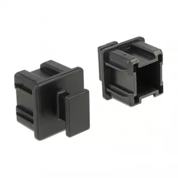 DeLOCK Steckdosensicherung 64012 Schwarz 10 Stück Polypropylen