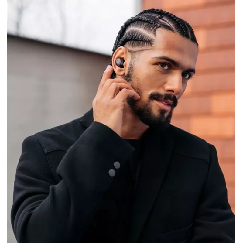 SENNHEISER Momentum MTW4 Wireless Bluetooth Noise-Cancelling Sport-Ohrhörer - Weiß & Silber