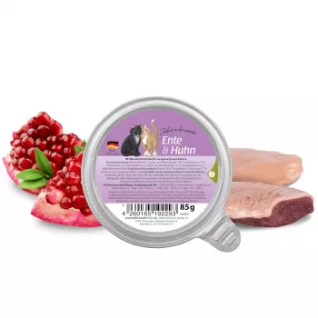 GRANATAPET Filet á la carte Ente mit Huhn - Nassfutter für Katzen - 85g