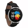 Smartwatch Garett Verona silber-schwarz Leder VERONA_SREB_CZARN_SKOR Garett