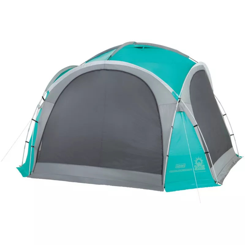 Event Dome Shelter XL, 4,5 x 4,5m, Pavillon Hellblau/Grau