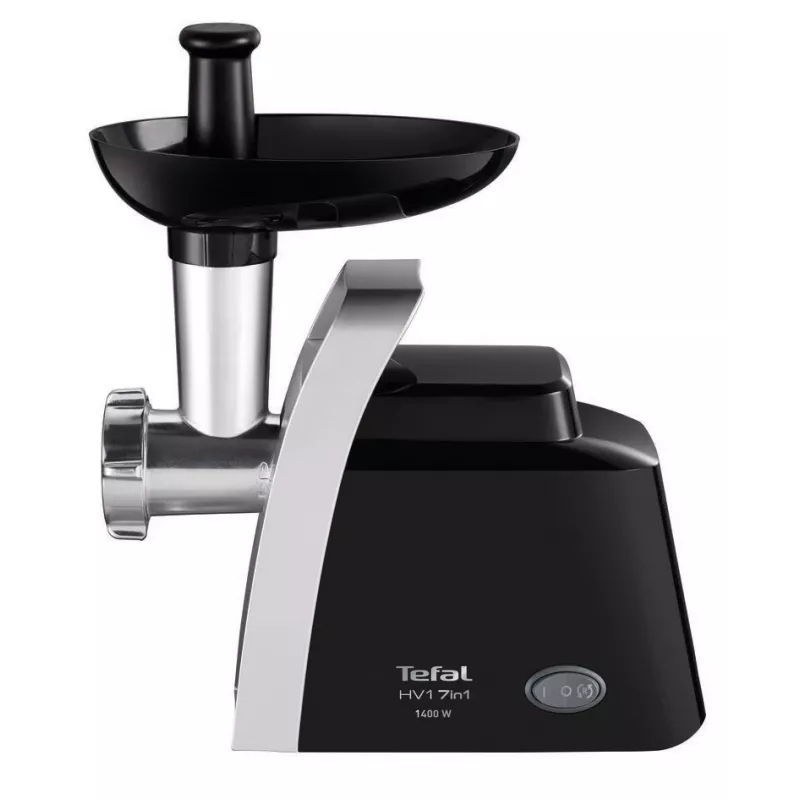 Tefal NE108831 Fleischwolf 1400 W Schwarz, Satinstahl