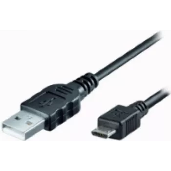 USB Kabel e+p TL 592 1m Micro-USB B USB A Schwarz