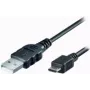 USB Kabel e+p TL 592 1m Micro-USB B USB A Schwarz