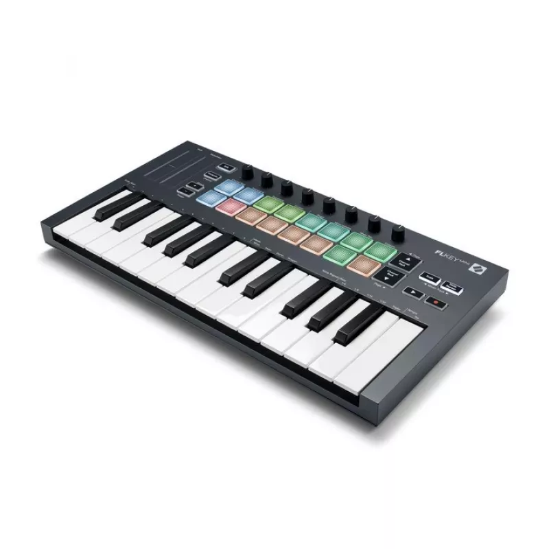 Novation FLKEY Mini - MIDI-Tastatur speziell für FL Studio-Software, 25 Tasten.