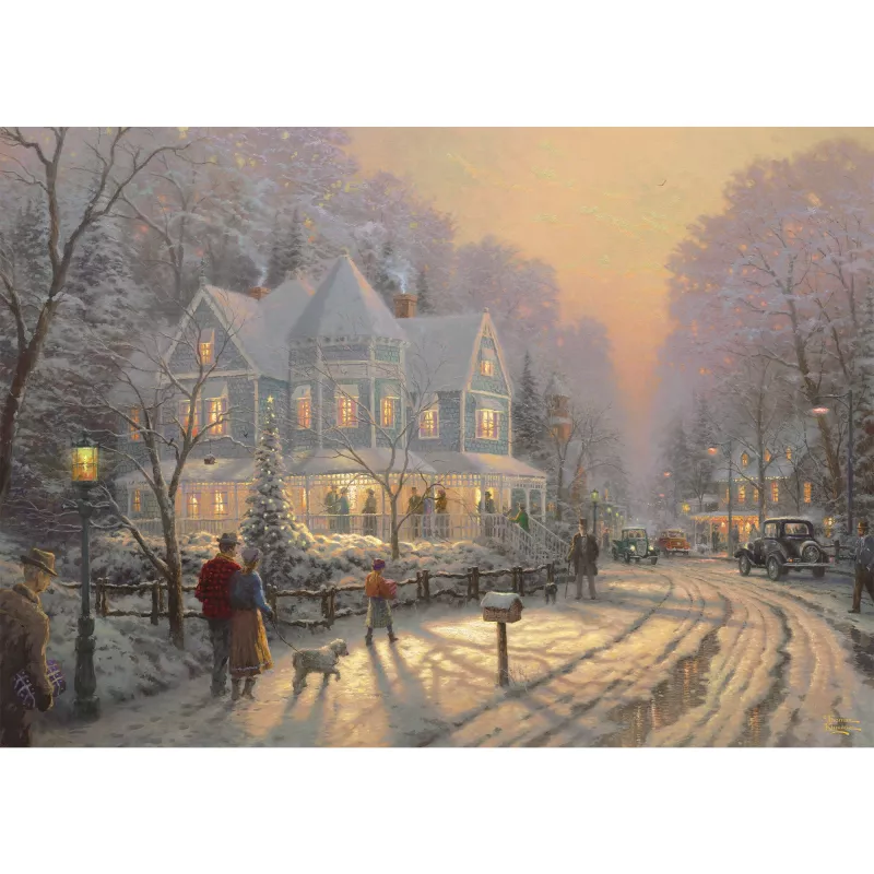 Thomas Kinkade Studios: Feierliche Weihnachtstage, Puzzle 1000 Teile