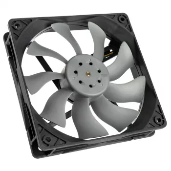 Lüfter Akasa OTTO SF12 Computergehäuselüfter 12 cm Schwarz Grau