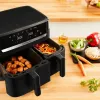 Tefal Easy Fry EY901N Double 8,3 L Standgerät 2700 W Heißluftfritteuse Schwarz