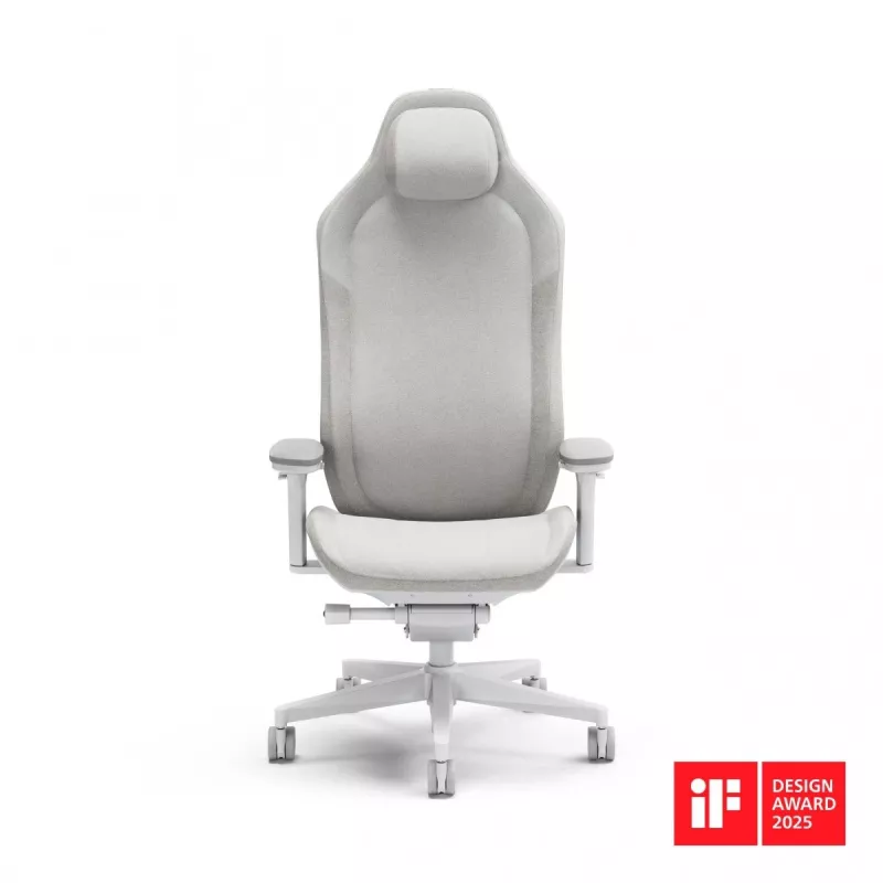Fractal Design FD-CH-RE1F-02 Gaming-Stuhl PC Gaming-Stuhl Gepolsterter Sitz Weiß