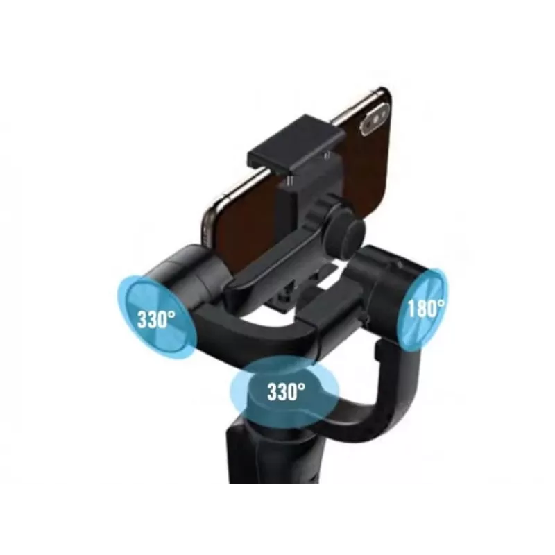 GoXtreme GX3 55243 3-Achsen-Gimbal-Stabilisator, leichter Handheld für Kameras und Actioncams