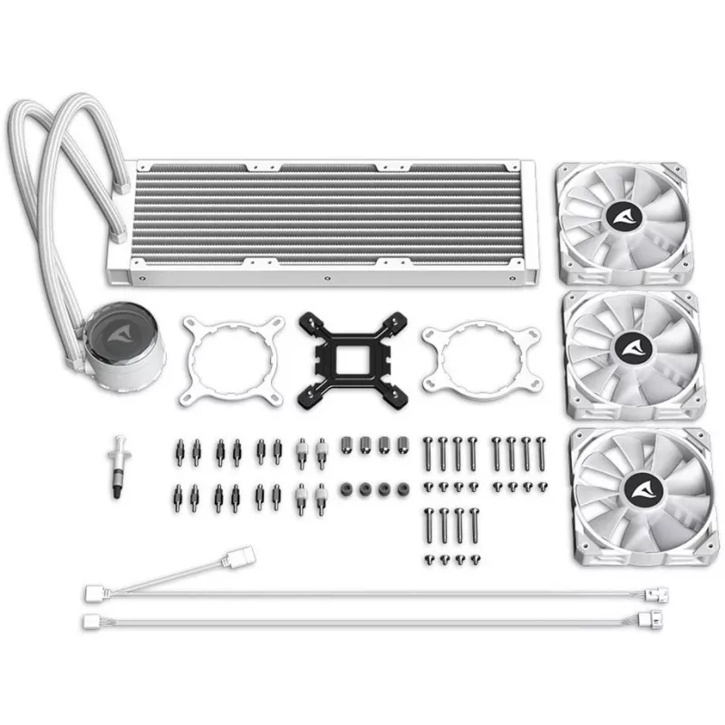 Sharkoon S90 RGB White AiO-Flüssigkeitskühlung
