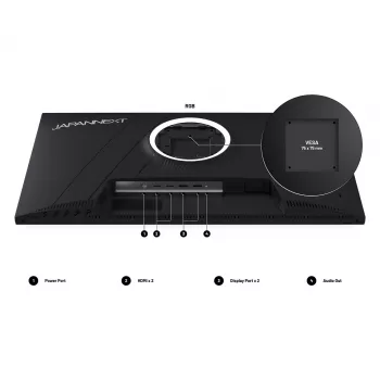 JAPANNEXT JN-I270WQHD300F-HSP Computerbildschirm 68,6 cm (27 Zoll) 2560 x 1440 Pixel Wide Quad HD LED Grau